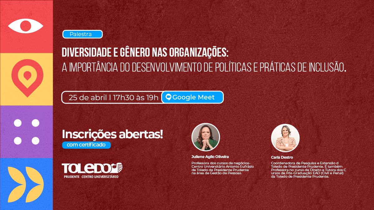 “Diversidade e gênero nas organizações” será tema de palestra na Toledo ...